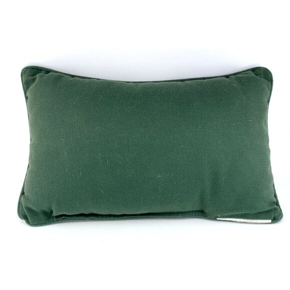 Friendship Blooms Decorative Accent Pillow Tapestry Lumbar Girl Reading 12 x 7" - Picture 4 of 4